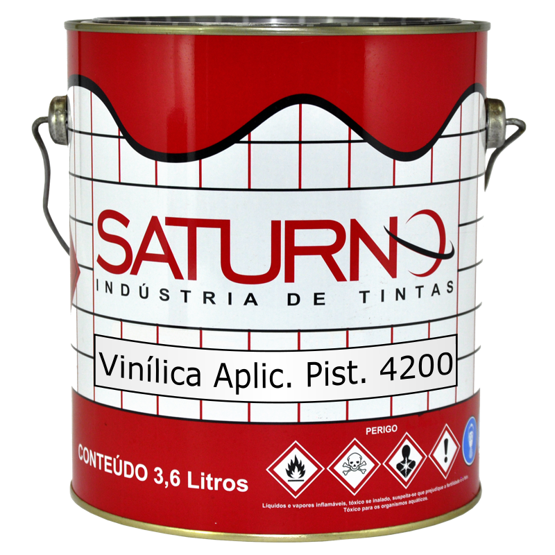 Tinta Vinílica Aplicação Pistola 4200 Saturno tinta saturno aerógrafo