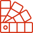 icon-solicitações-cartela-de-cores Ícone de Solicitações e Cartela de Cores